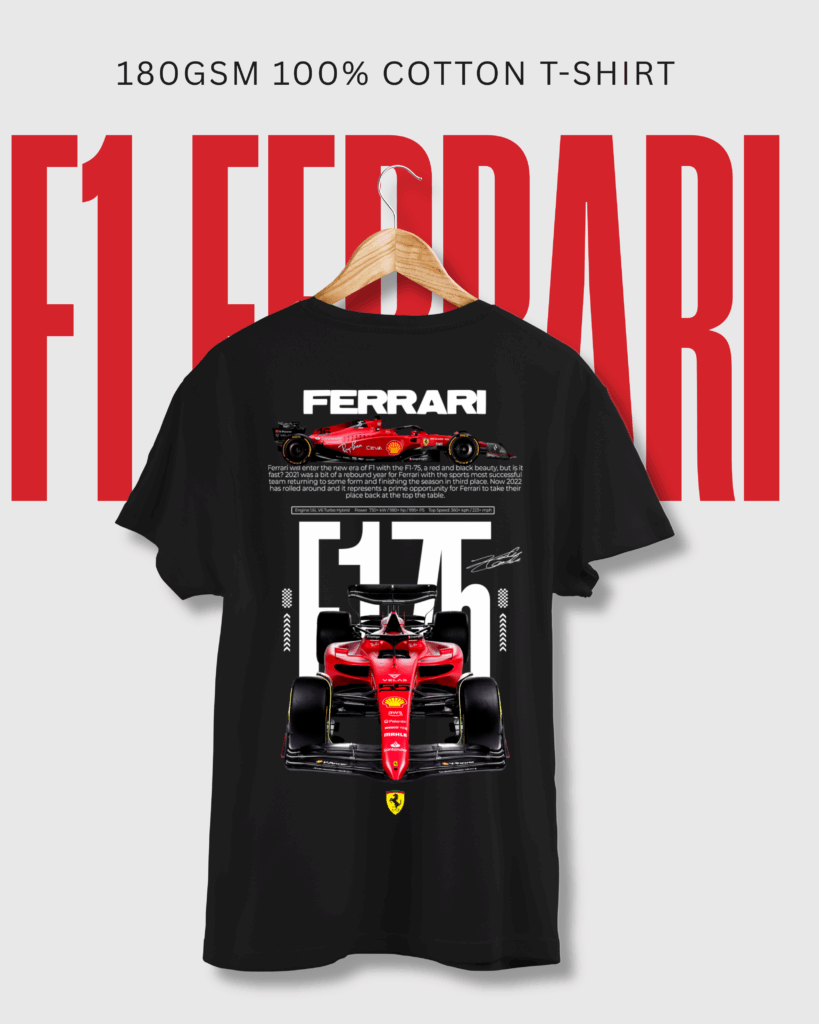 Ferrari F1-75 Cotton Tee